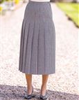 Oxford Wool Rich Pleated Skirt